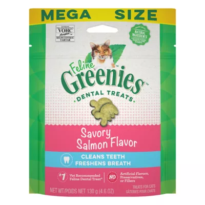 Product Greenies™ Feline Greenies Adult Cat Dental Treats - Dental Care, Natural, Salmon