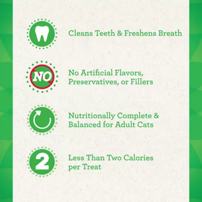 Product Greenies™ Feline Greenies Adult Cat Dental Treats - Dental Care, Natural, Catnip