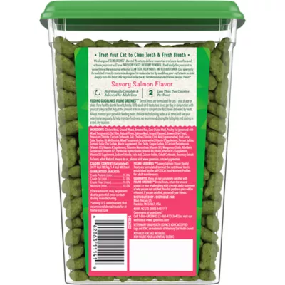 Product Greenies™ Feline Greenies Adult Cat Dental Treats - Dental Care, Natural, Salmon