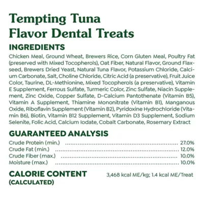 Product Greenies™ Feline Greenies Adult Cat Dental Treats - Dental Care, Natural, Tuna