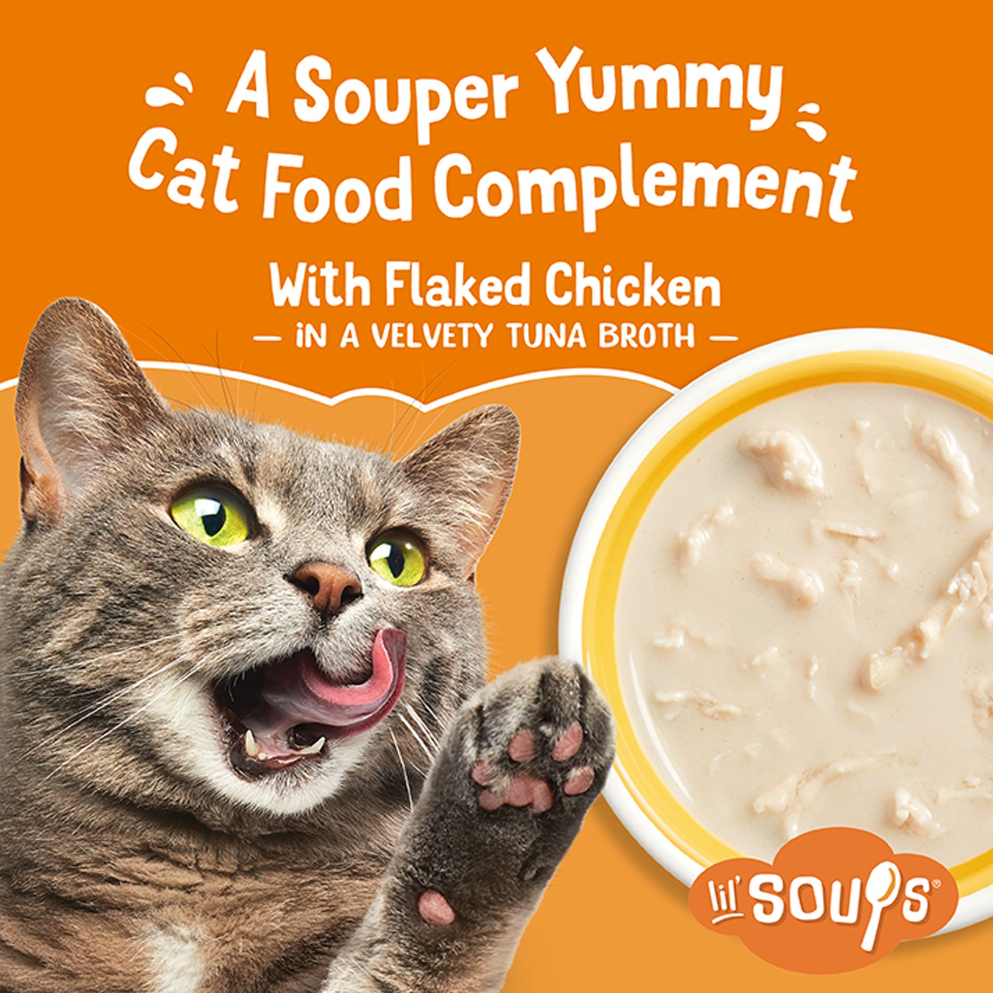 Purina® Friskies® Lil' Soups® Cat Food Complement - 1.2oz - thumbnail 2