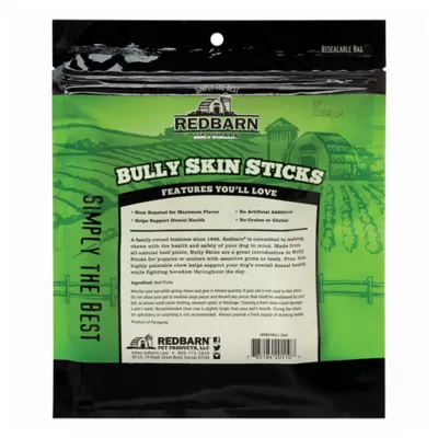 Product Redbarn 7" Bully Skin Sticks Dog Treat