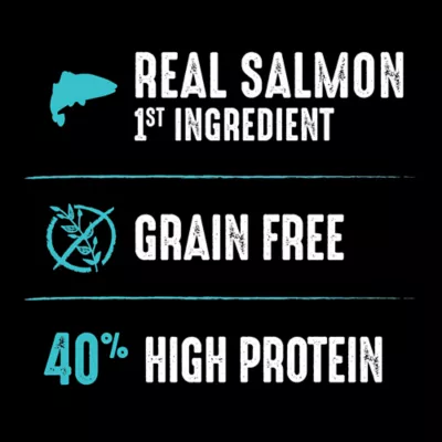 Product Crave High Protein Adult Dry Cat Food - Grain Free, Salmon & Ocean Whitefish