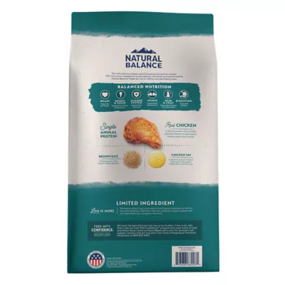 Product Natural Balance Limited Ingredient Diets With-Grain Adult Dry Dog Food - Chicken & Brown Rice