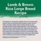 Product Natural Balance Limited Ingredient With-Grain Large Breed Adult Dry Dog Food - Lamb & Brown Rice