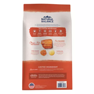 Natural Balance Limited Ingredient Diets Adult Dry Dog Food Salmon Sweet Potato