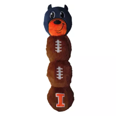 Product Illinois Mascot Long Dog Toy