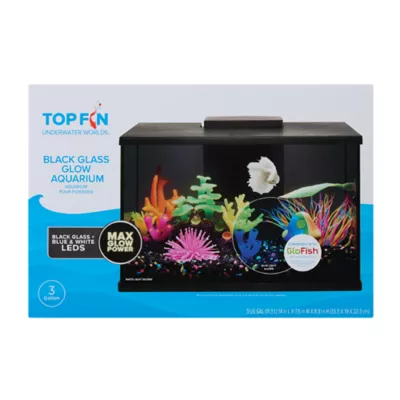 Top Fin® LED Black Glass Aquarium - Image 7