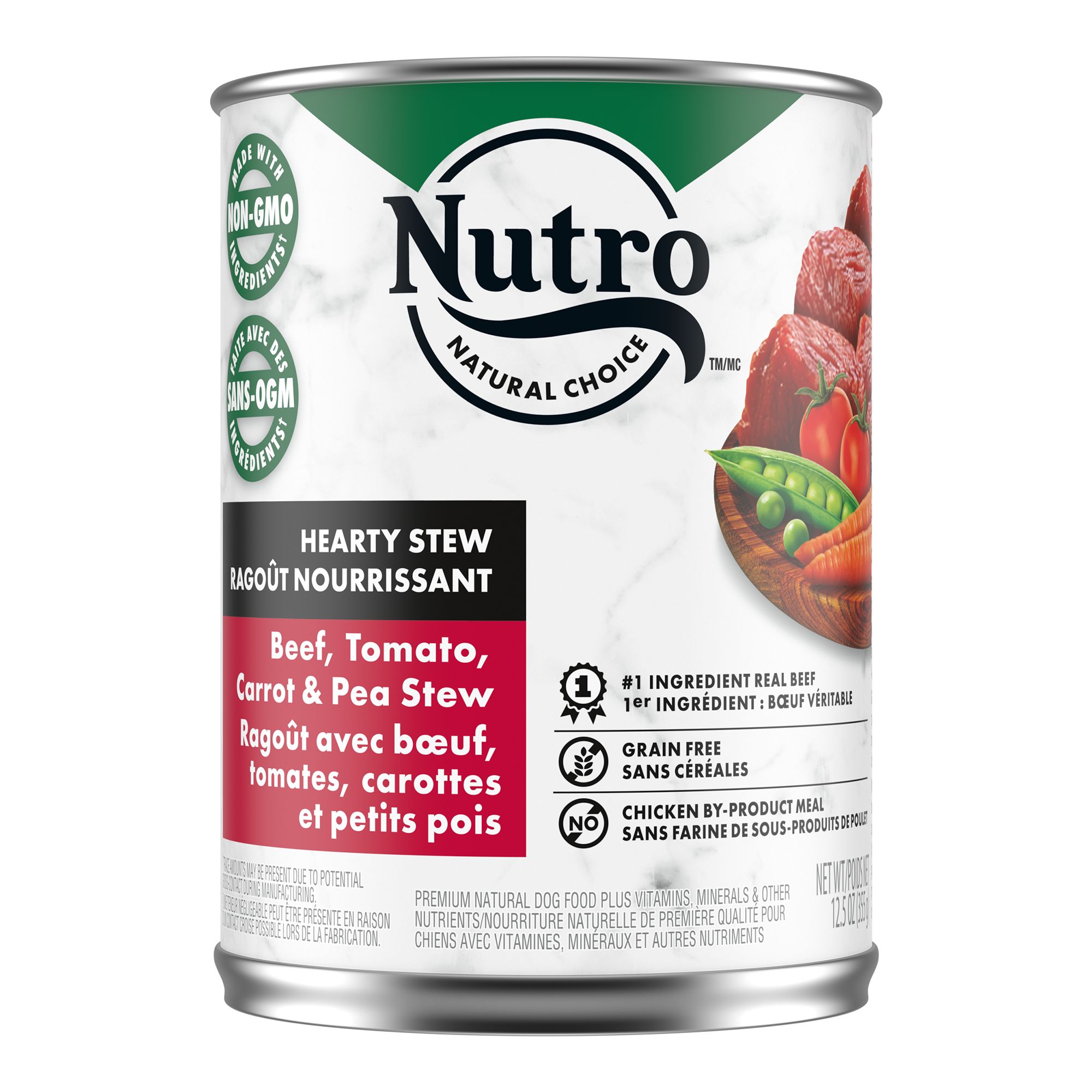 Nutro Natural Choice Adult Wet Dog Food Grain Free Chunky Beef
