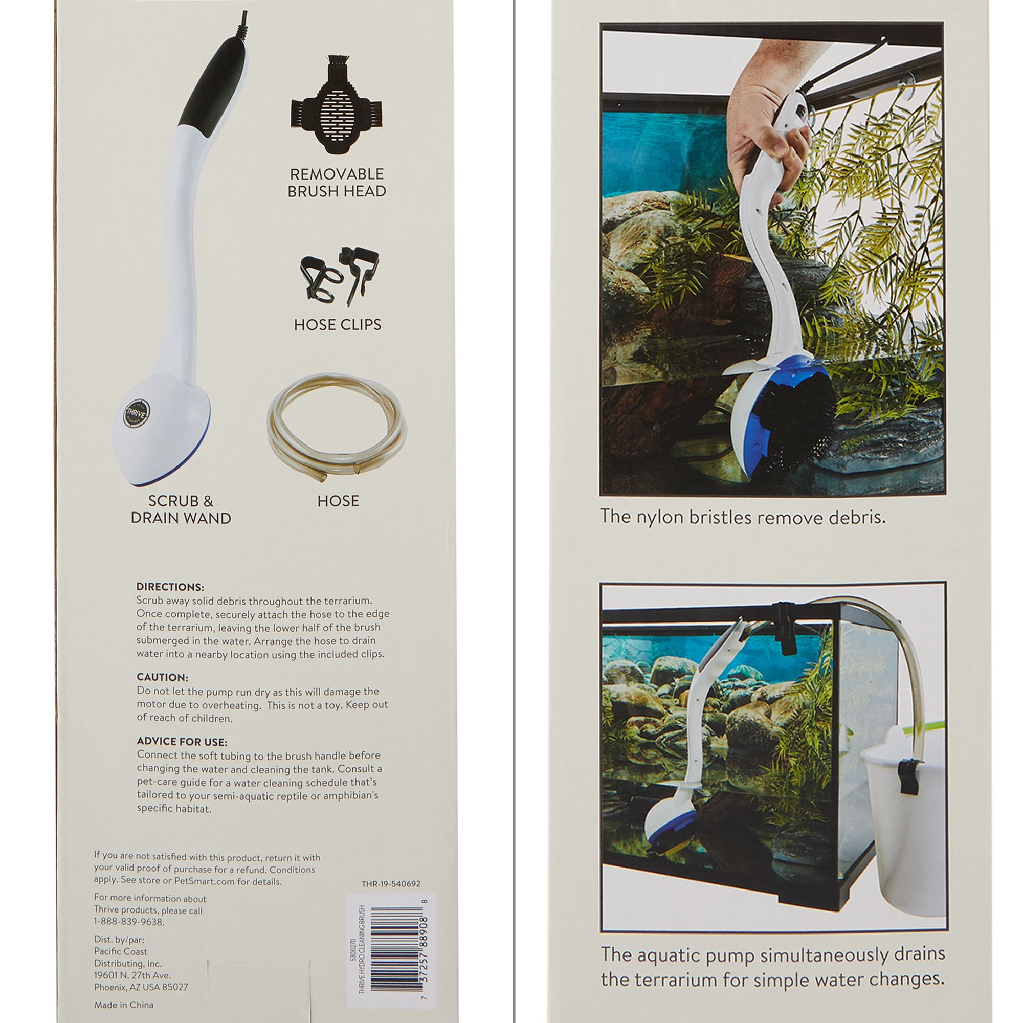 Thrive Scrub & Drain 2-in-1 Power Tool - Terrarium Cleaning Tool - thumbnail 5