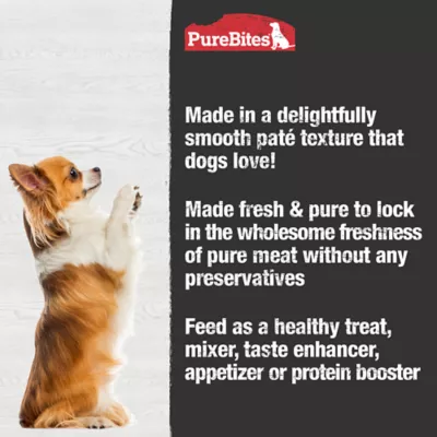 Product PureBites® Pure Protein Chicken Pate Adult Dog Food Topper