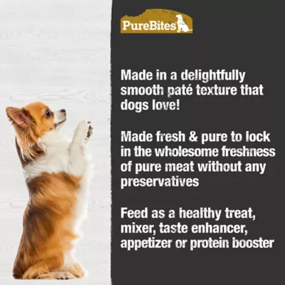 Product PureBites Pure Protein Chicken & Pumpkin Pate All Life Stage Dog Food Topper