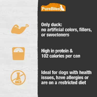 Product PureBites Pure Protein Duck Pate Adult Dog Food Topper