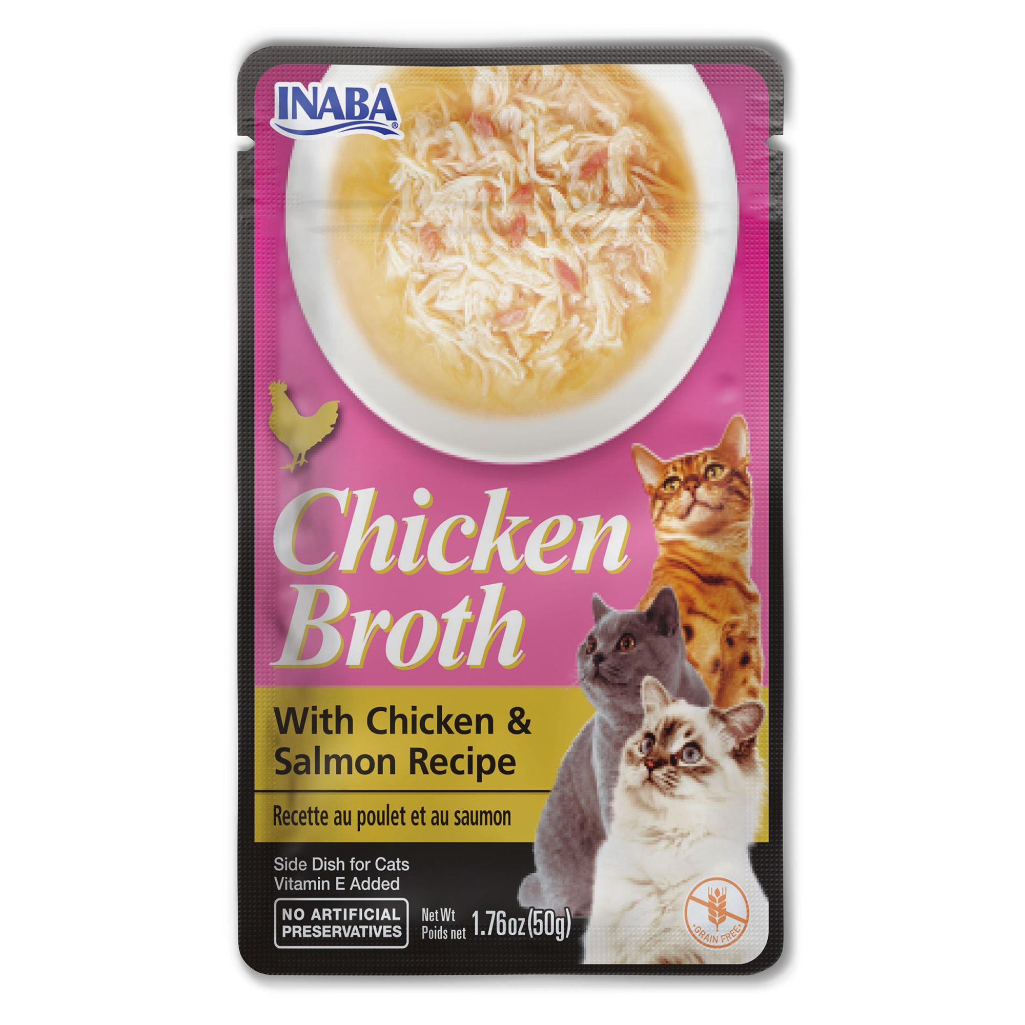 Inaba Chicken Broth Side Dish Cat Treat Chicken Salmon Recipe Cat Treats Petsmart