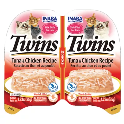 Inaba Twins Side Dish Cat Treat Cups - 2pk, Grain Free - Image 1