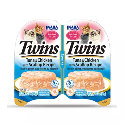 Product Inaba Twins Side Dish Cat Treat Cups - 2pk, Grain Free