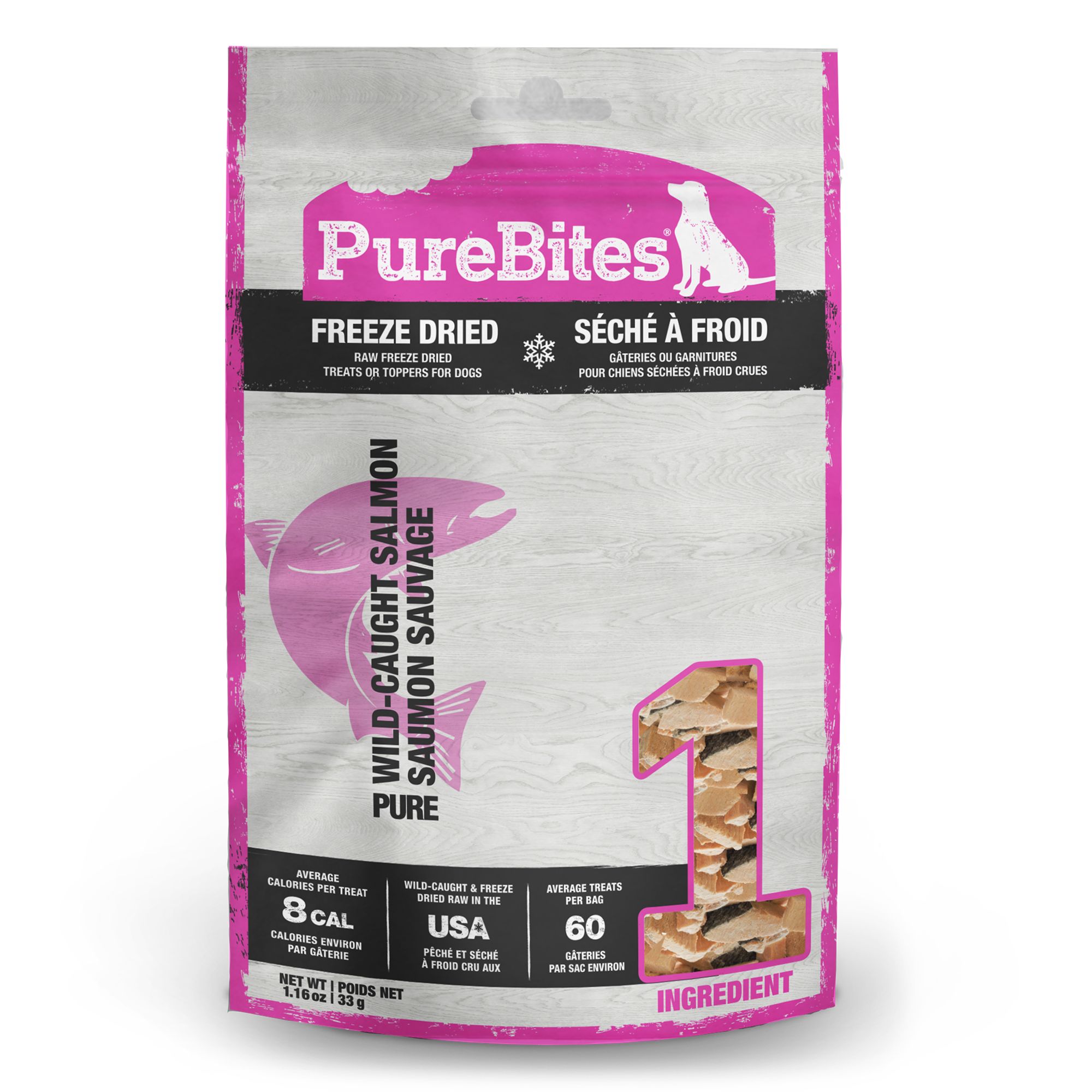 Purebites Freeze Dried Dog Treat Salmon