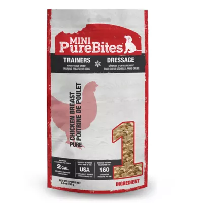 Product Mini-Purebites® Raw Freeze Dried Trainers Dog Treats - Chicken Breast