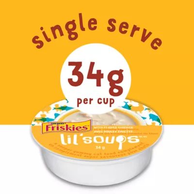 Product Purina® Friskies® Lil' Soups™ in Velvety Tuna Broth Cat Treat - Flaked Chicken