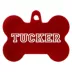 TagWorks® Red Bone Personalized Pet ID Tag image thumbnail 1