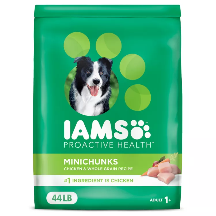 IAMS™ Proactive Health Adult Dry Dog Food - High-Protein, Mini Chunks, Chicken & Whole Grains