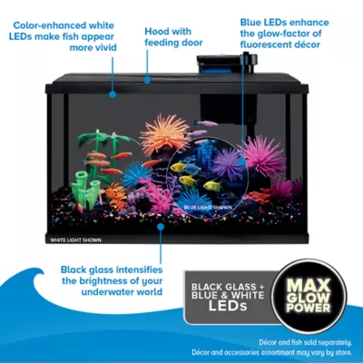 Top Fin® LED Black Glass Aquarium - Image 4
