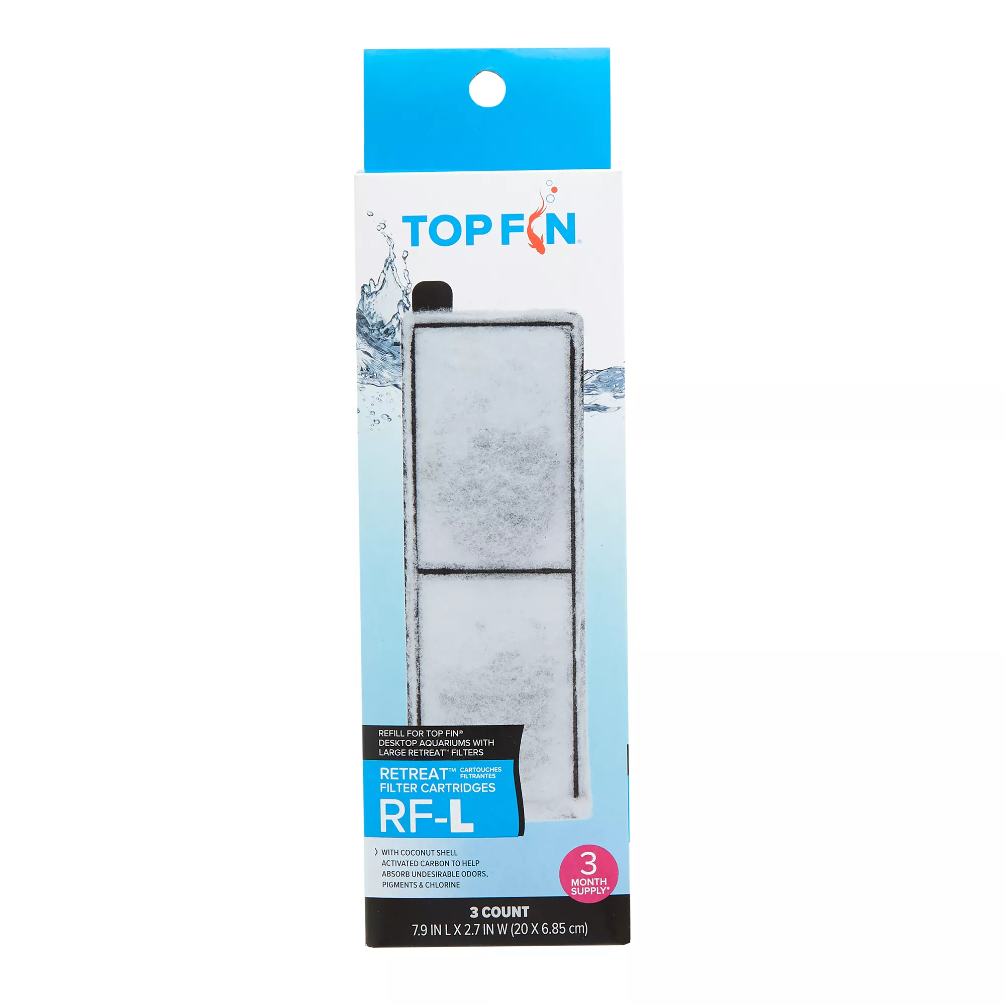 Top Fin® Retreat Filter Cartridge - 3pk