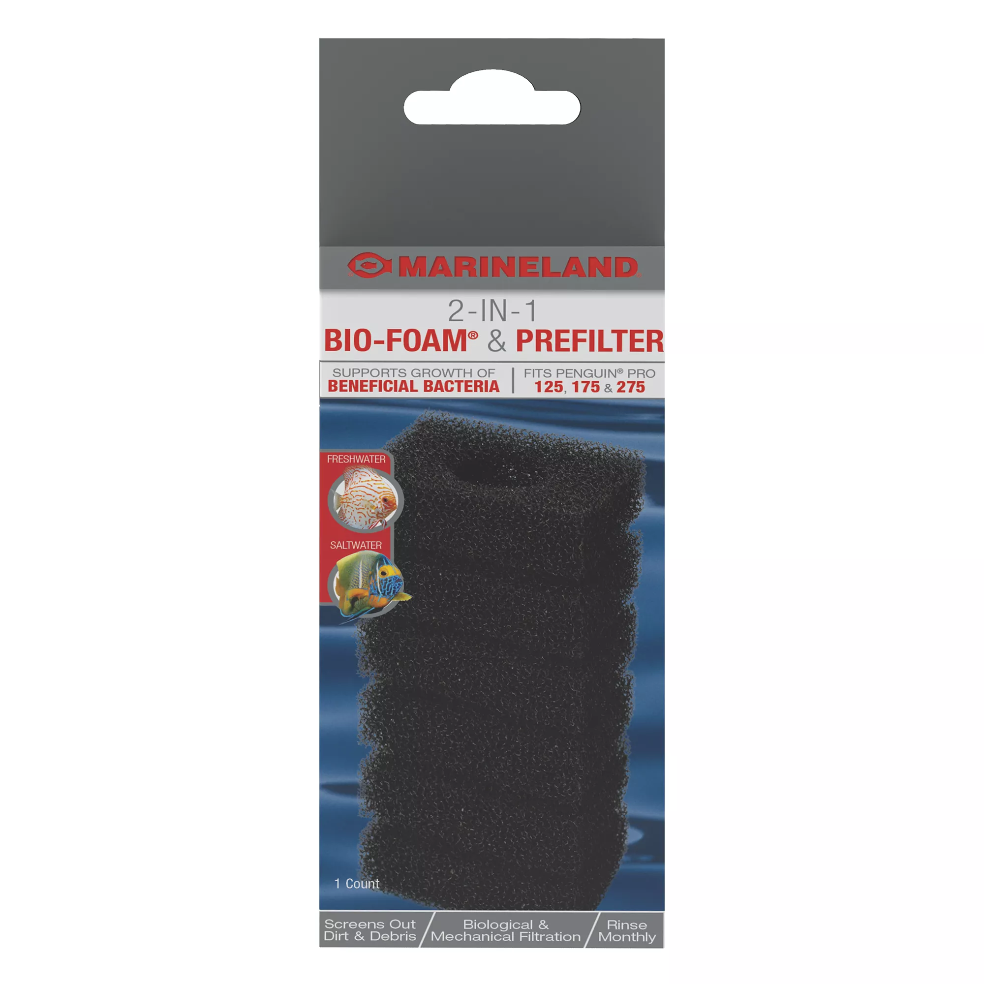 Marineland® 2-in-1 Bio-Foam & Pre-Filter - Fits 125 to 275