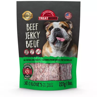 Product Treatworx Beef Jerky Natural Dog Treat