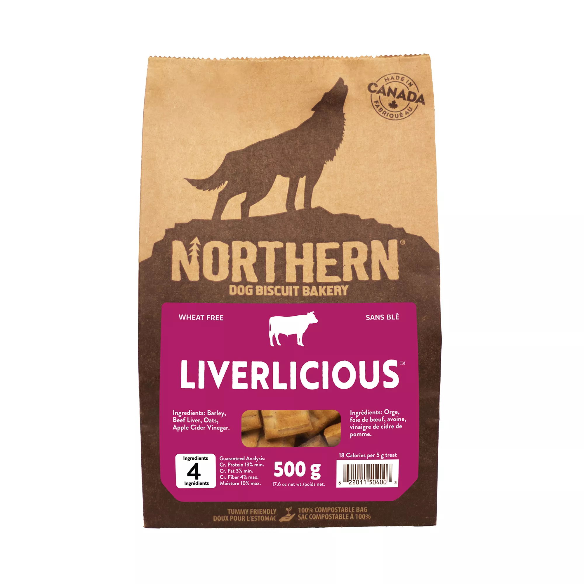 Northern Wheat Free Adult Dog Biscuits - Liverlicious