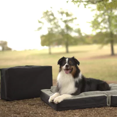 Product Snoozer® Plush Bed in a Bag Travel Luggage Dog Bed