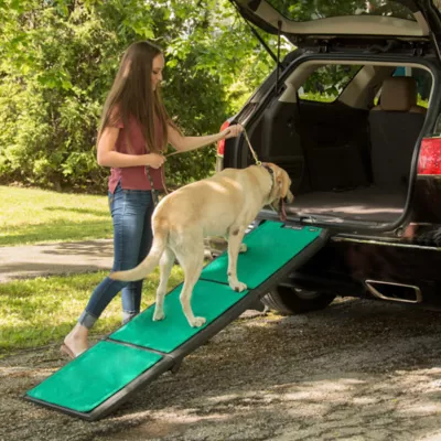 Pet Gear Tri Fold Pet Ramp with Supertrax