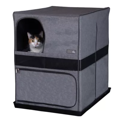 Pro Pawty for Cats Space Saver Soft Charcoal Pet Gear PG4619SCC