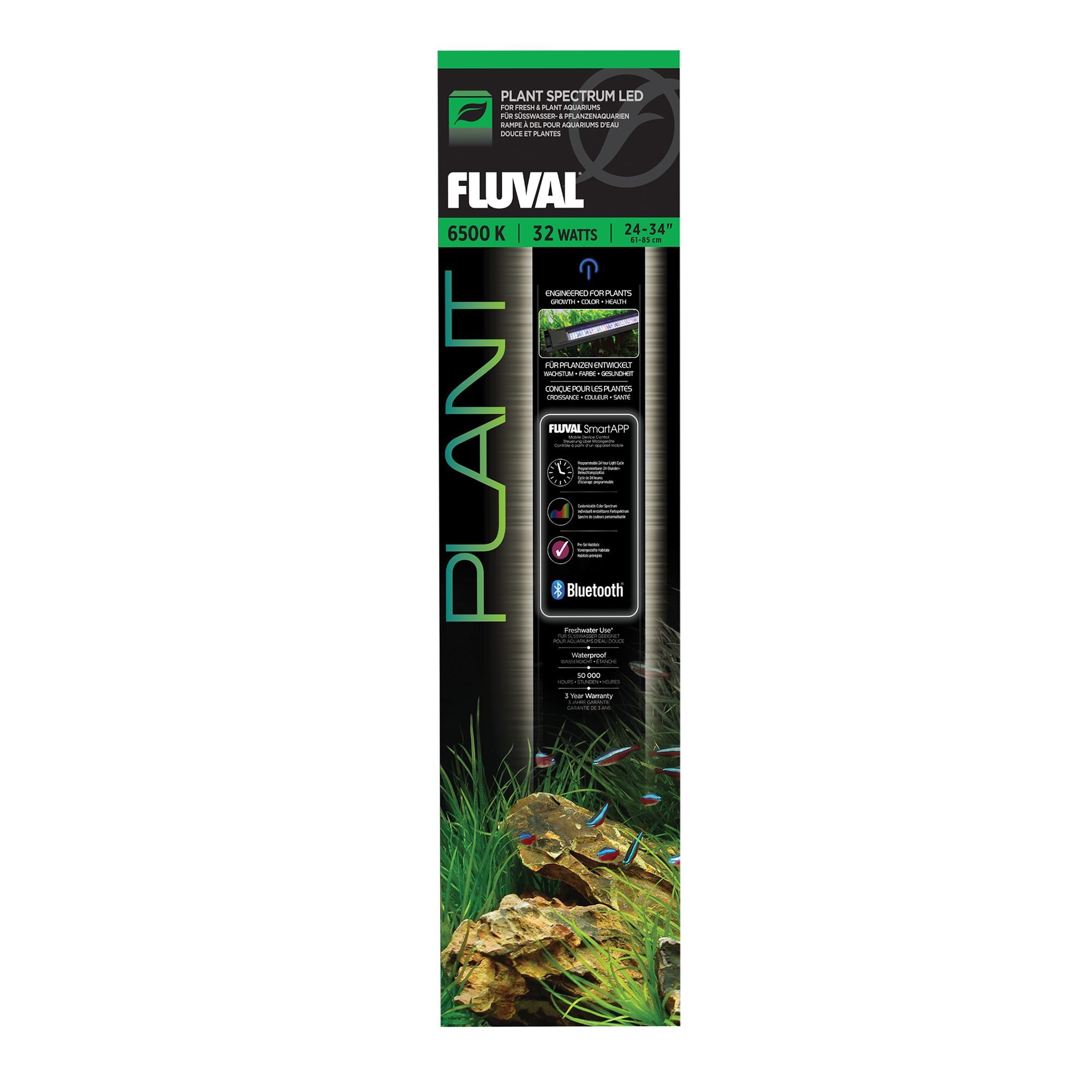 efterfølger Elemental heroin Fluval® Plant 3.0 Bluetooth LED | fish Hoods & Glass Canopies | PetSmart