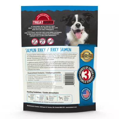 Product Treatworks Salmon Jerky Natural Dog Treat