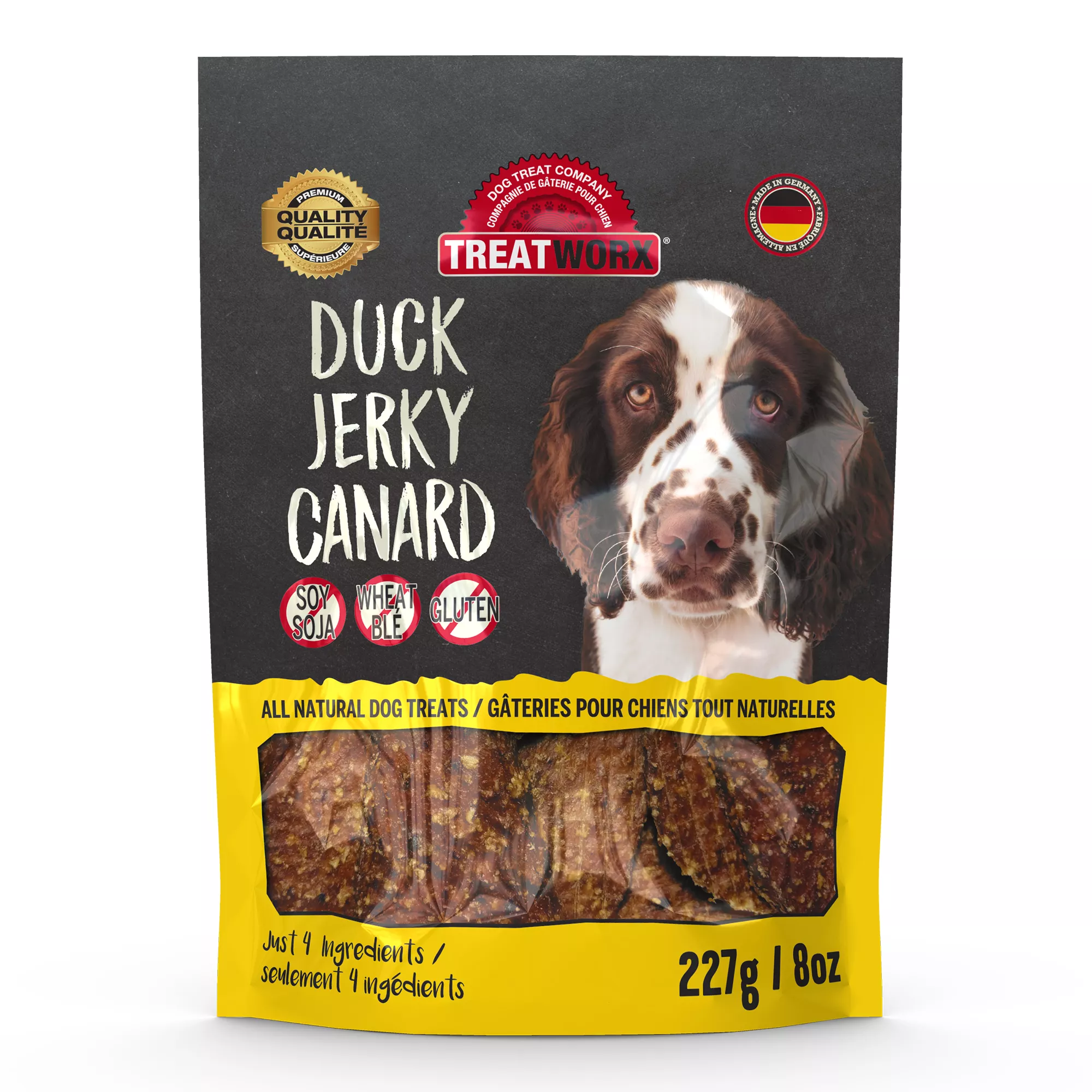 Treatworx Jerky Dog Treats - Natural, Duck