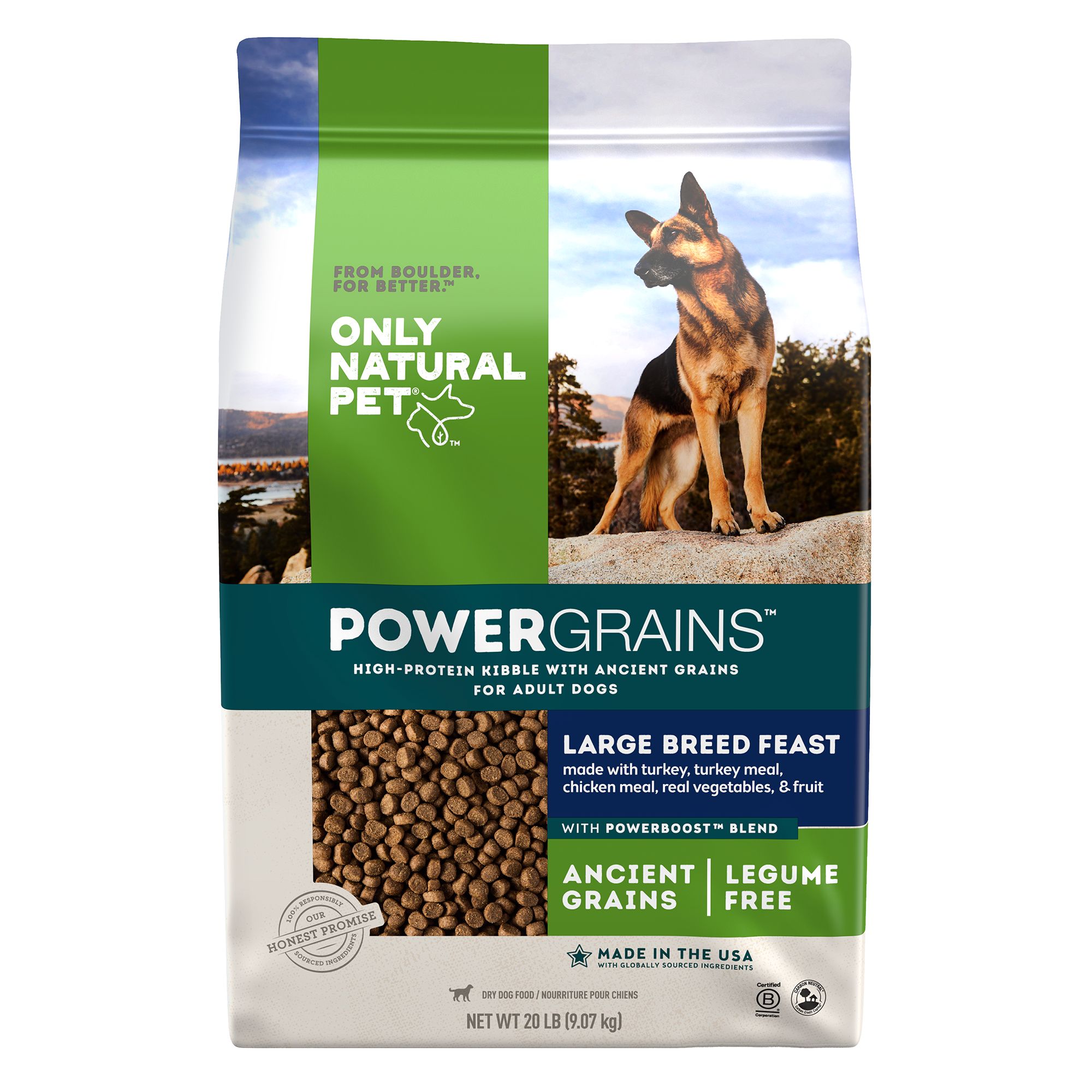 Only natural pet store dry dog food