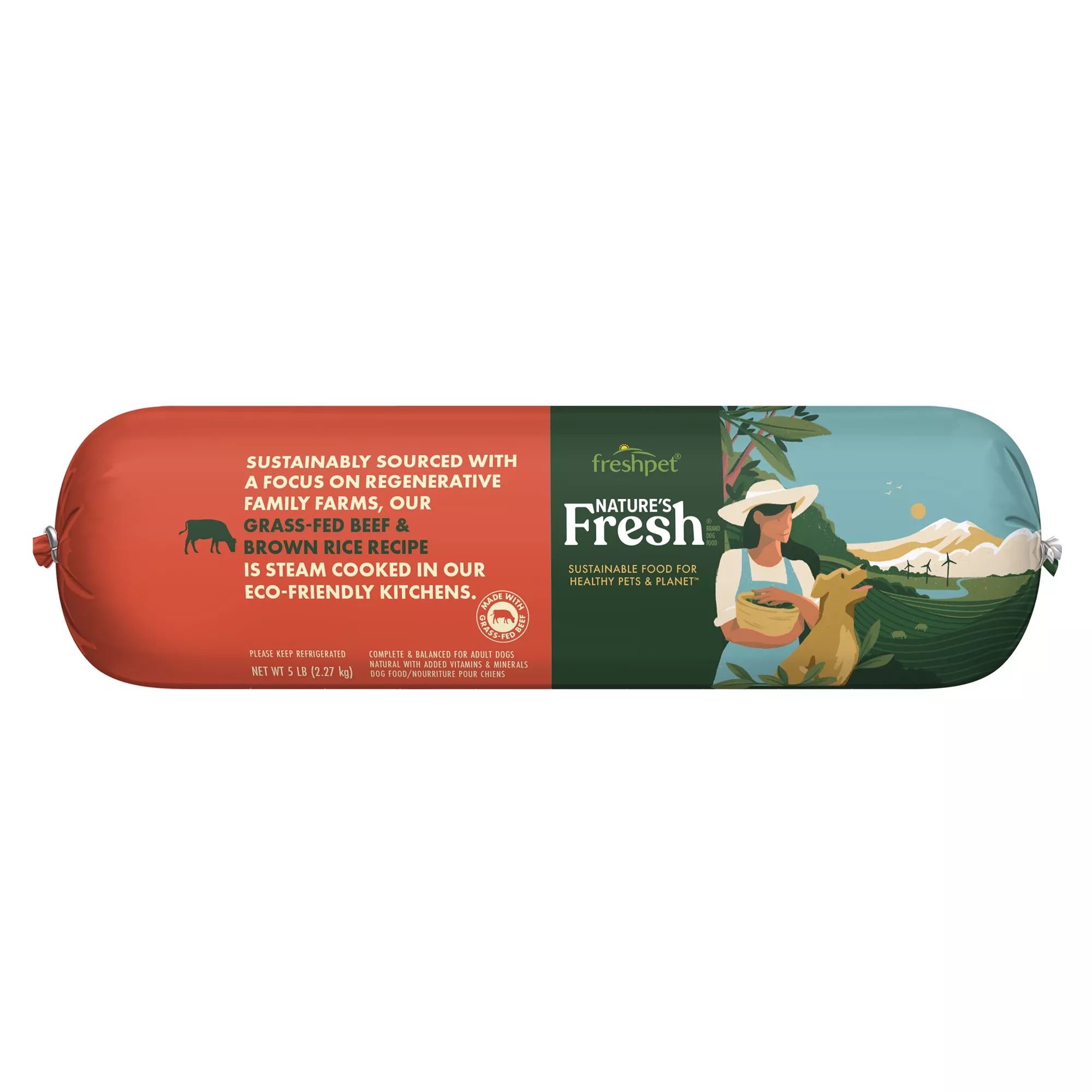 Freshpet® Nature's Fresh With-Grains Beef All Life Stage Dog Food