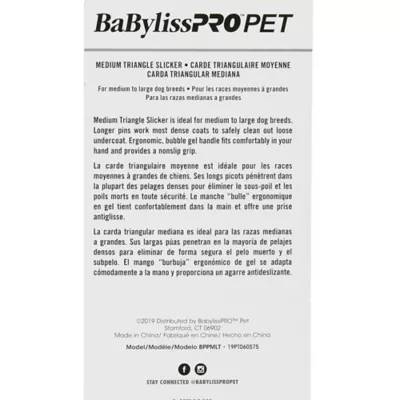 Product BaBylissPRO™PET Triangle Slicker Brush