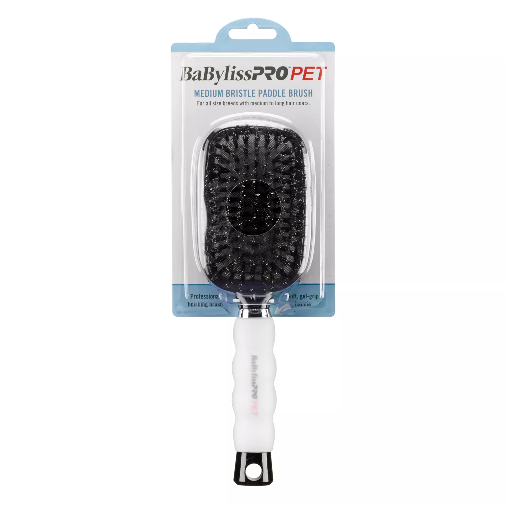 BaBylissPRO&trade;PET Medium Bristle Paddle Brush