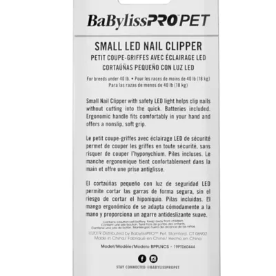 Product BaBylissPRO™PET LED Nail Clipper