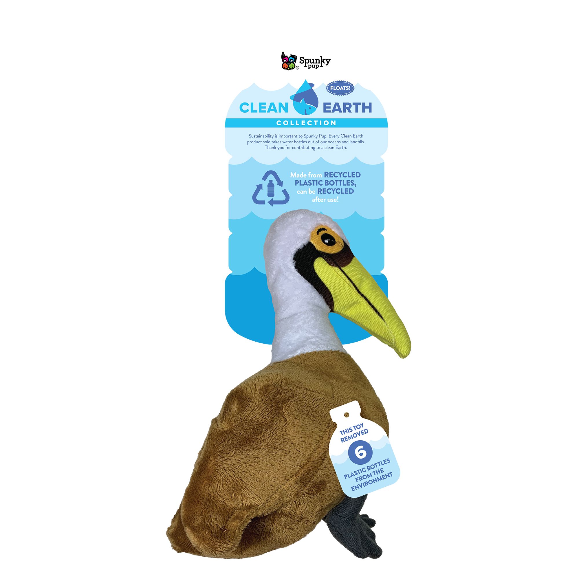 Wet pelican dog top