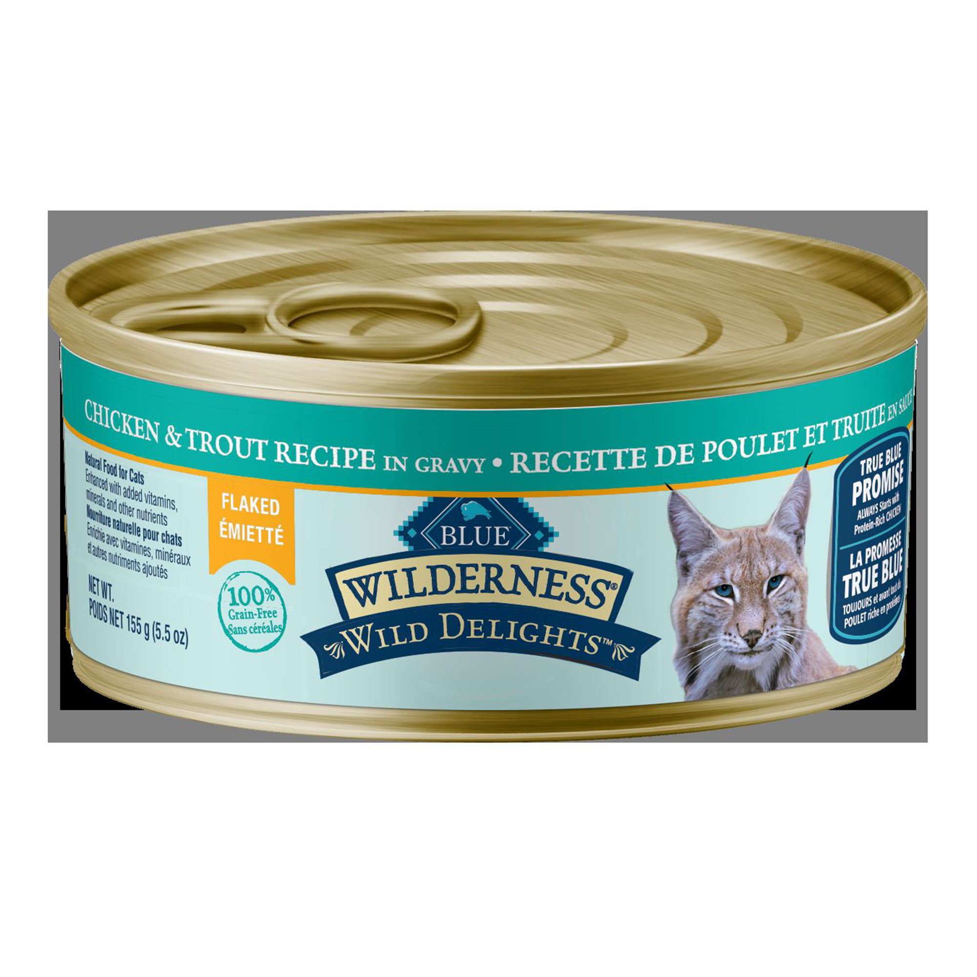 Blue Buffalo Wilderness Adult Cat Food Natural Chicken Trout