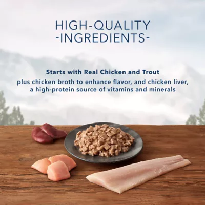 Product Blue Buffalo Wilderness Adult Cat Food - Natural, Chicken & Trout