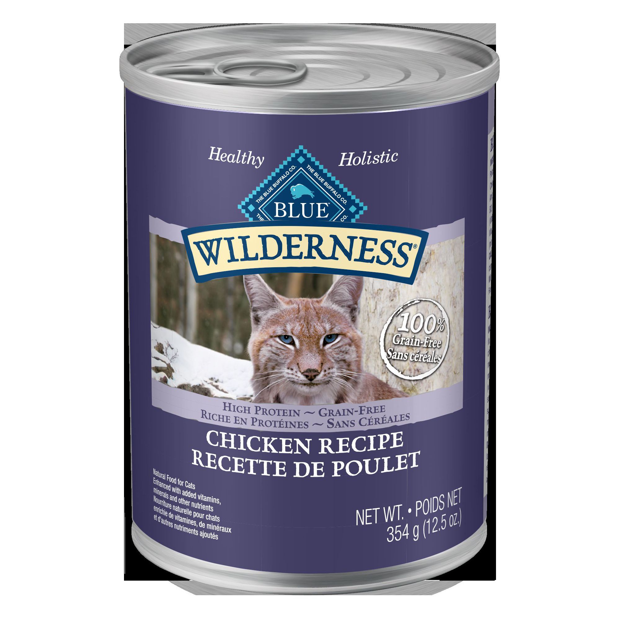 Blue Buffalo Wilderness Adult Wet Cat Food Natural Chicken