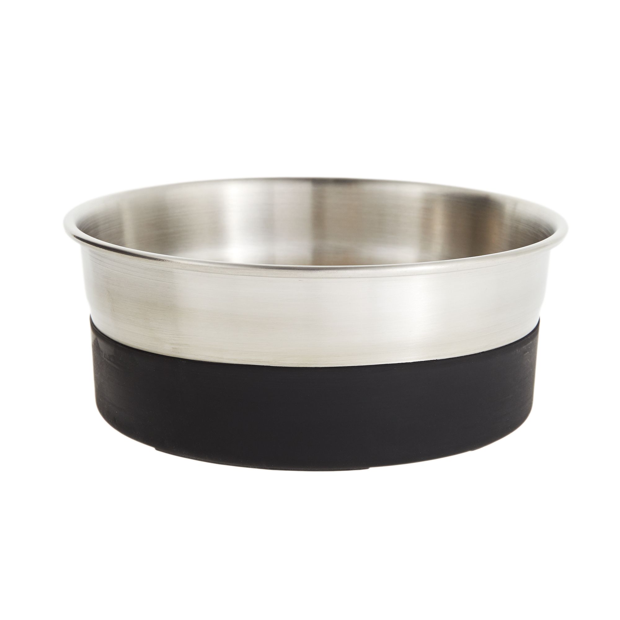 Top Paw Stainless Steel Black Rubber Bottom Dog Bowl