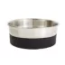 Top Paw® Stainless Steel Black Rubber Bottom Dog Bowl image thumbnail 1