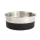 Product Top Paw® Stainless Steel Black Rubber Bottom Dog Bowl