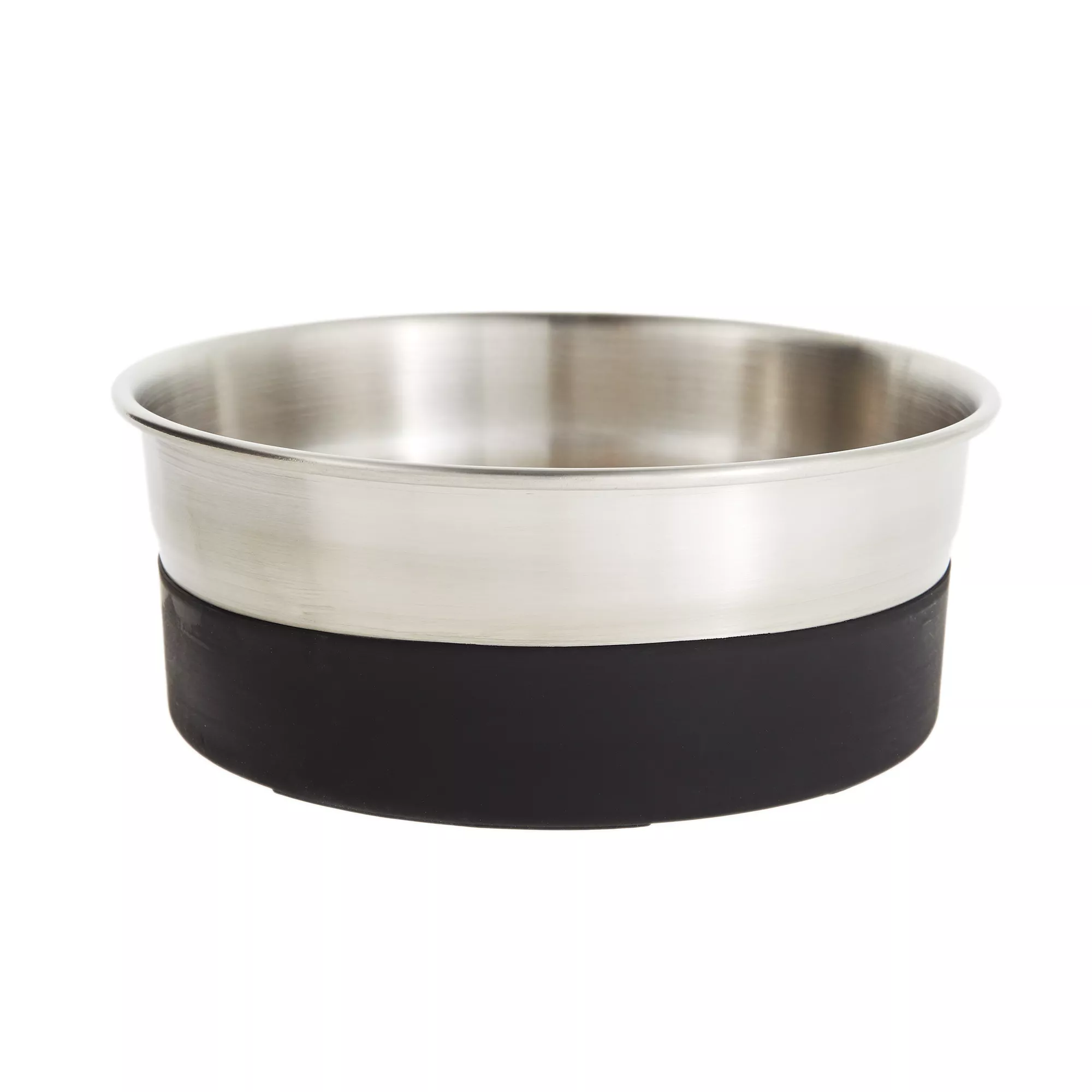 Top Paw® Stainless Steel Black Rubber Bottom Dog Bowl