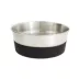 Top Paw® Stainless Steel Black Rubber Bottom Dog Bowl image thumbnail 1